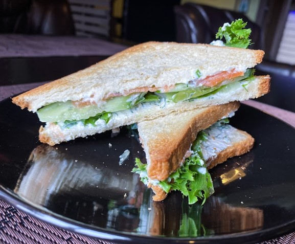 Фото Сэндвич с лососем